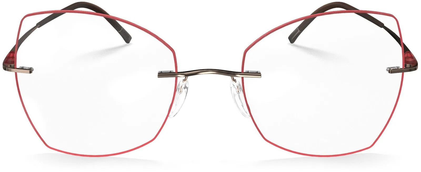 Silhouette Purist Color Groove Demo Rimless 5561 Eyeglasses - view 147